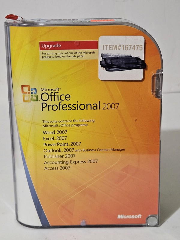 Microsoft Office Professional 2007 Upgrade with Product Key – Exlnt