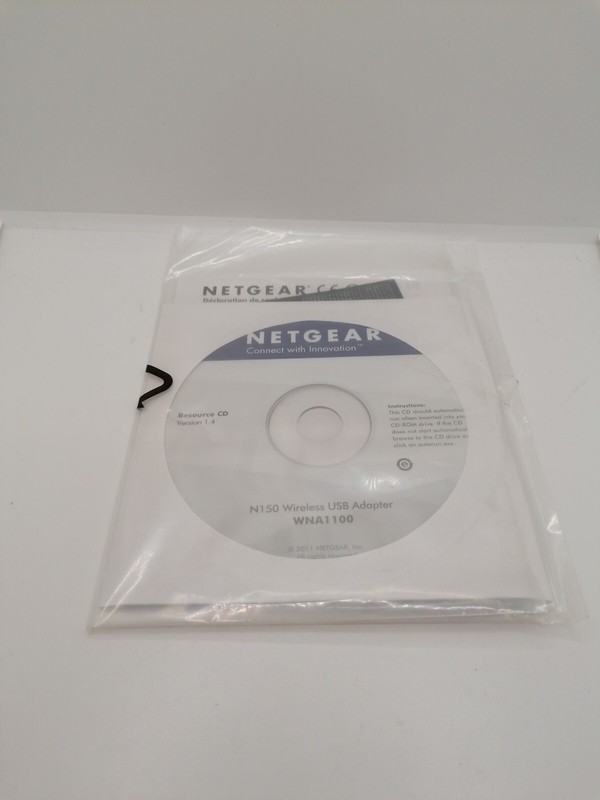 2011 Netgear Resource CD Version 1.4 N 150 Wireless USB Adapter WNA 1100