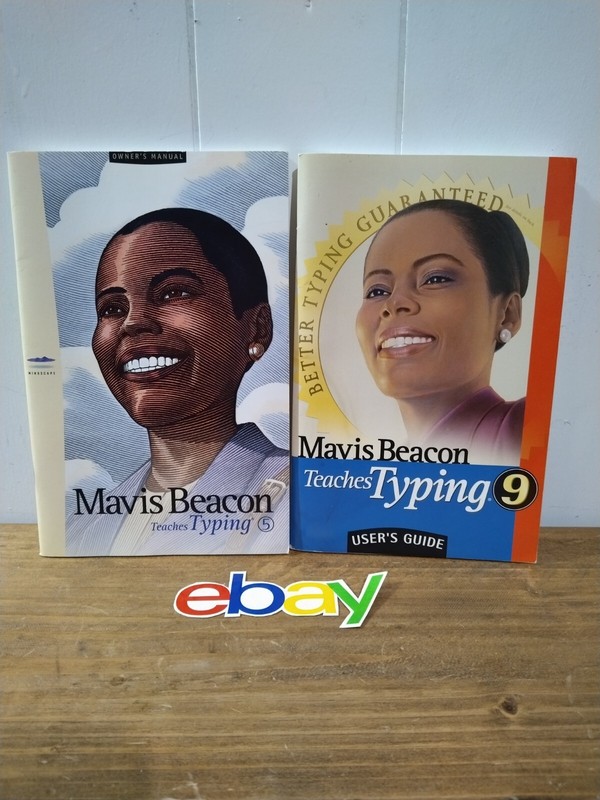 Mavis Beacon Teaches Typing Version 5 & 9 User Guide Books Only !!