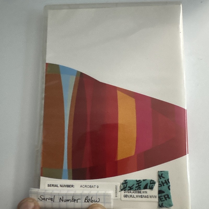 Adobe Acrobat 9 Pro Extended Professional Windows ~ Retail Box & Serial Number gallery