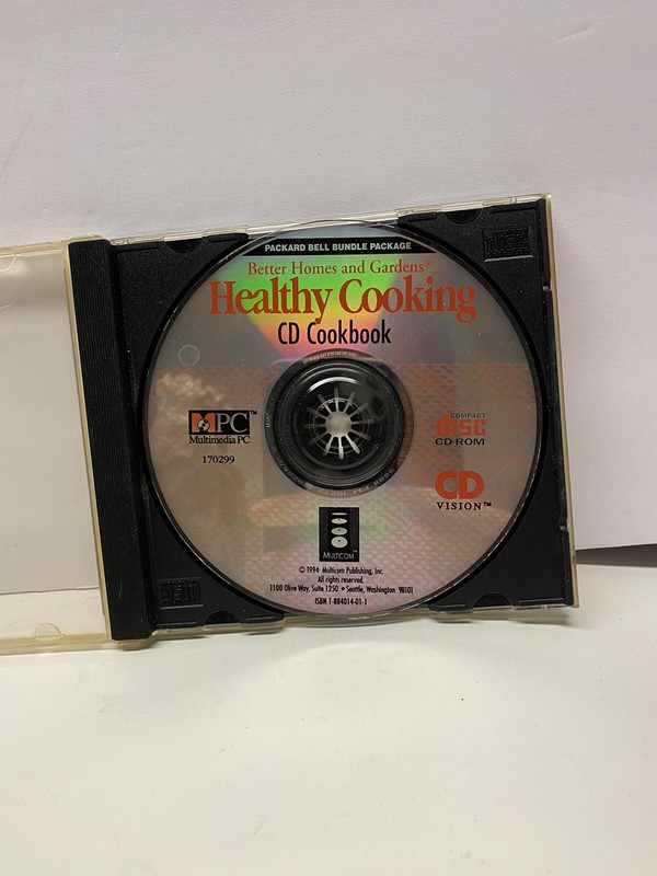 HEALTHY COOKING CD Cookbook By Better Homes And Garden – 1994
