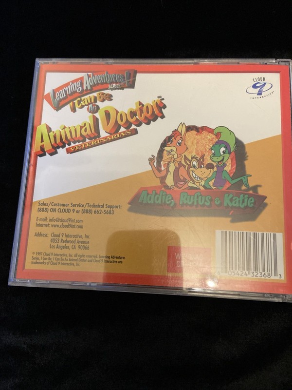 Learning Adventures Series "I Can Be An Animal Doctor" Ages 6-10 CD Rom 1997 gallery