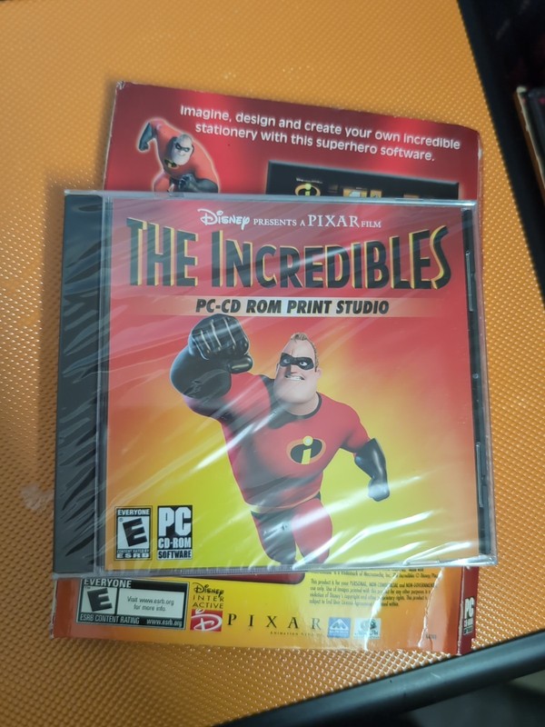 The Incredibles PC CD ROM Disney Print Studio Windows Photo Editor Software New gallery