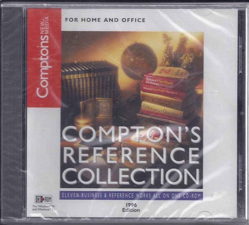 Compton’s Reference Collection (1996) Computer Software on NEW CD – $1.00 SHIP