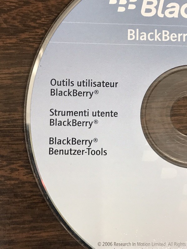 2006 BLACKBERRY User Tools CD-ROM Software DISC   gallery