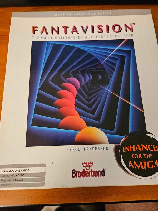 FANTAVISION by Broderbund for Amiga