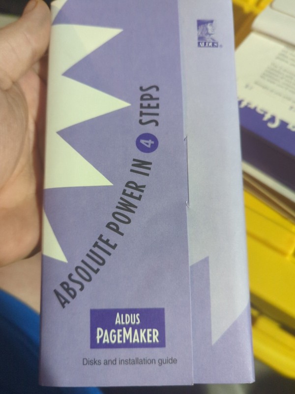 Aldus PageMaker Collectible Version 5 Upgrade Vintage Apple Mactintosh Edition gallery