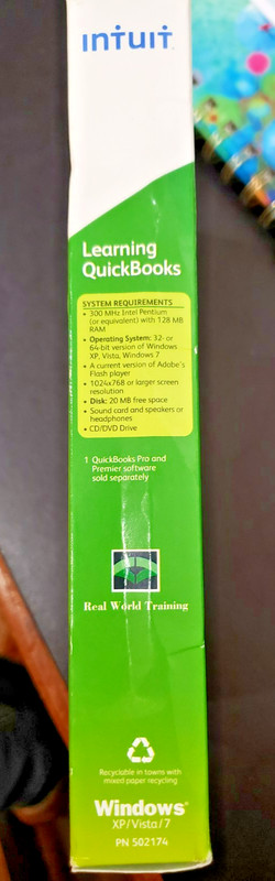 Intuit Learning QuickBooks for Windows 2012 Learning Training CD Software gallery