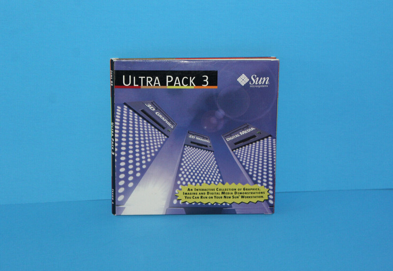 Sun Microsystems Ultra Pack 3D Graphics 2D Imaging & Digital Media Software