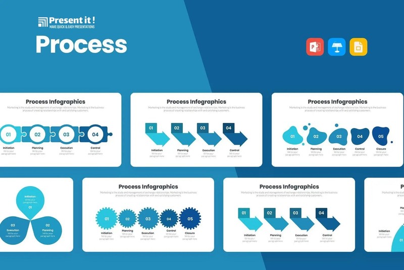 Process Infographics Templates