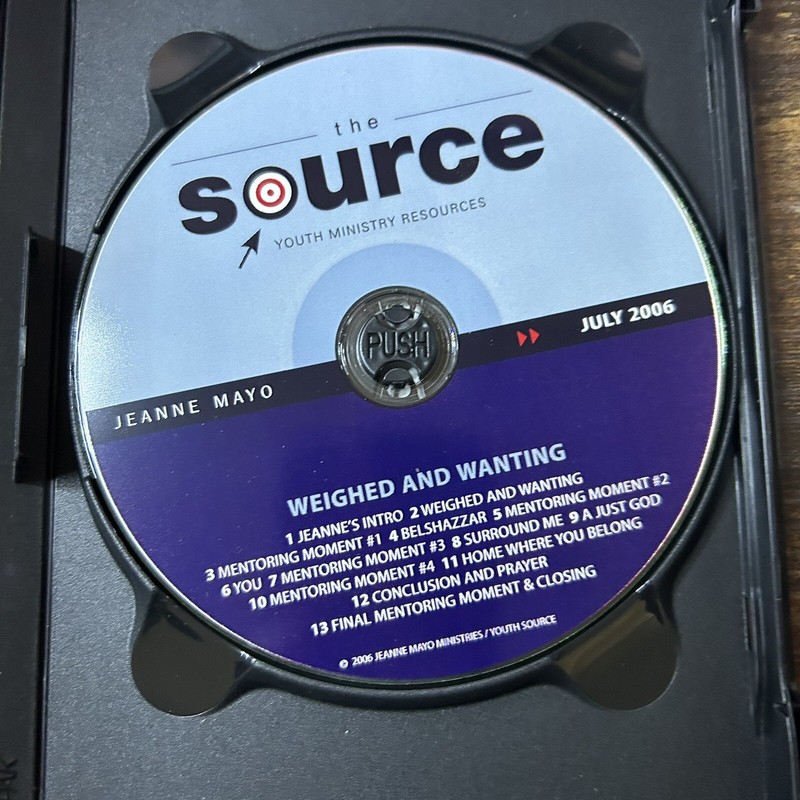 Jeanne Mayo's Youth Ministry Resources Weighed and Wanting Mentoring Moment gallery