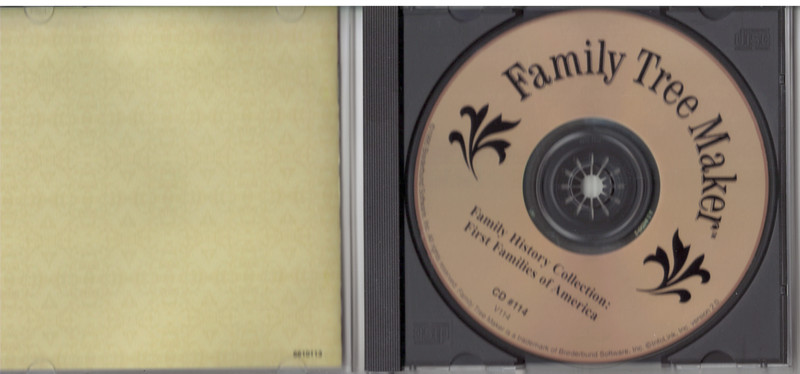Family Tree Maker's - CD114 - Family History Collection –1st Families of America gallery