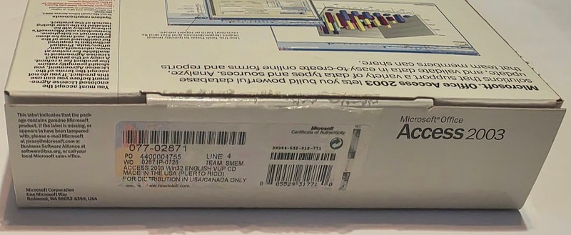 Microsoft Office Access 2003 Upgrade (UNSUPPORTED) gallery
