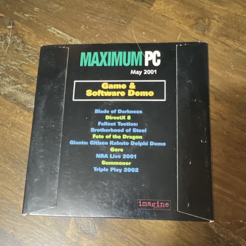 Maximum PC Game Demo CD May 2001 Blade of Darkness Giants DirectX gallery