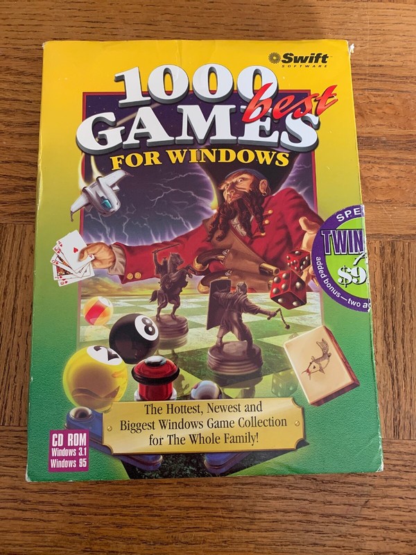 Swift 1000 Best Games For Windows CD Rom Game