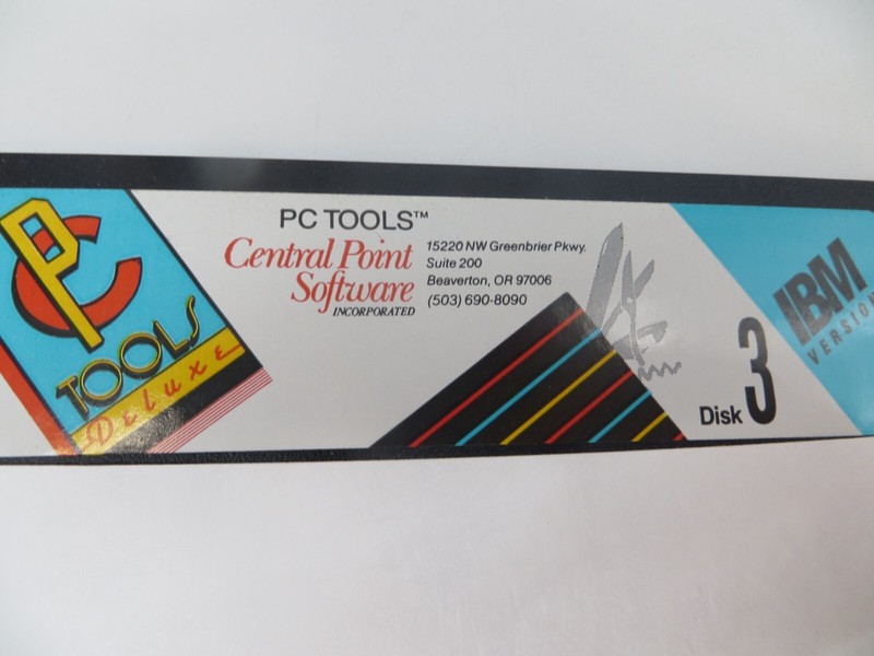 PC TOOLS DELUXE IBM Version 5.25" Floppy Disk Central Point Software gallery