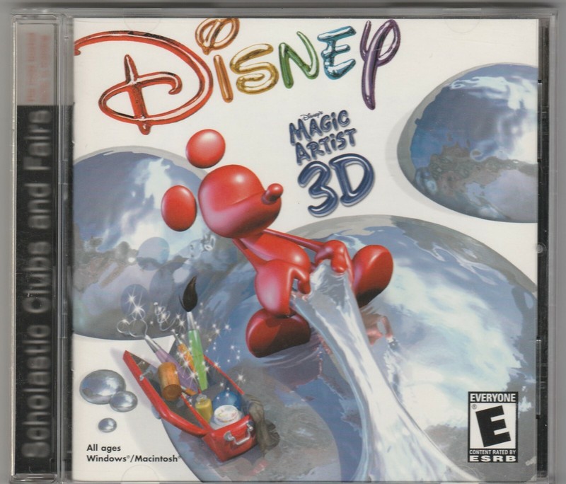 Magic Artist 3D by Disney for Windows 95/98/ME & Macintosh 2000 ~ CD-ROM