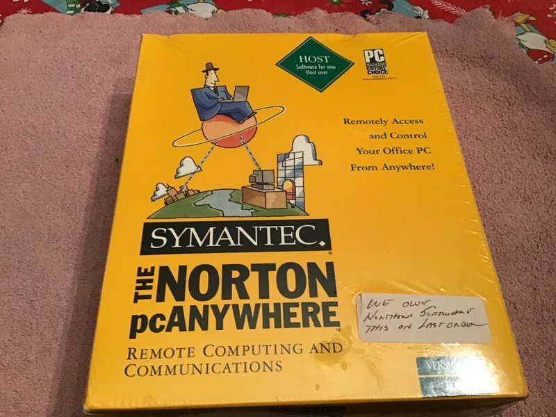 Vintage Software Symantec The Norton PC Anywhere V5 for DOS Sealed gallery