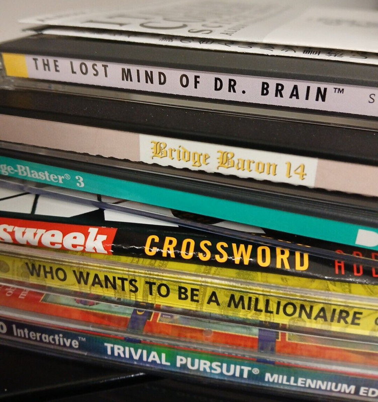 VTG Education CD-ROM LOT Math-Word-Parody-Analysis-Trivia-Bridge Mind Building