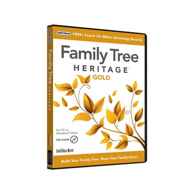 Individual Software ESD-F16 Family Tree Heritage Gold 16 PC Software