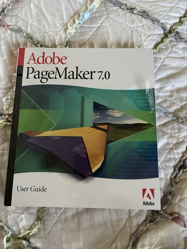 Adobe Photoshop 6.0 Bundle NEW Sealed CD + Illustrator 10 PageMaker 7 NOS gallery