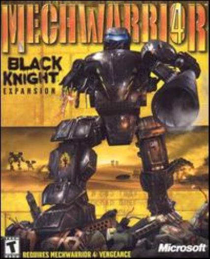 MechWarrior 4 Black Knight PC CD create huge giant mech robot combat game add-on