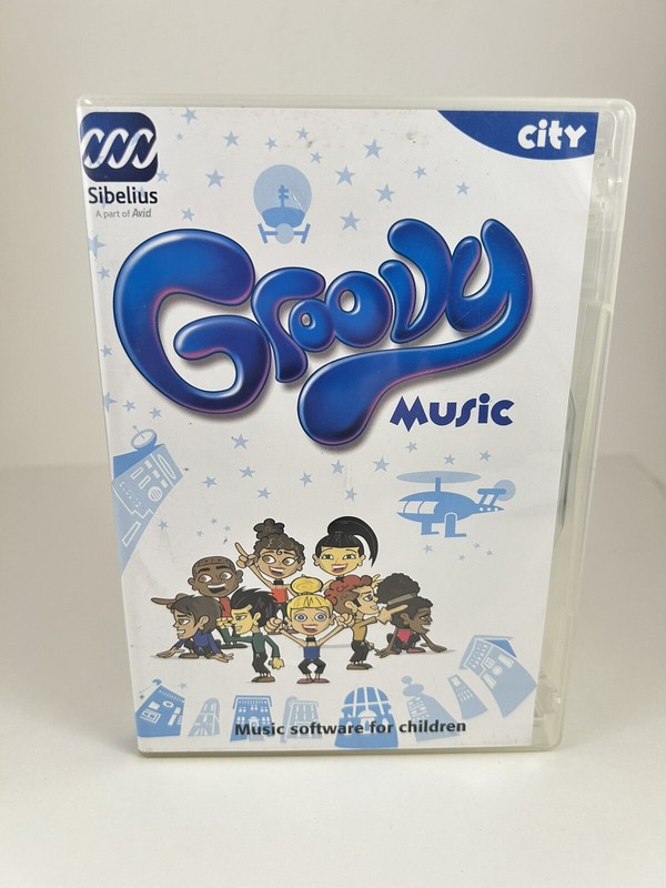 Groovy City Single User Software For Children, Manuals and Serial Number PC
