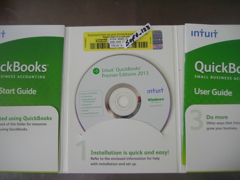INTUIT QUICKBOOKS PRO 2013 FOR WINDOWS FULL RETAIL USA VERSION=LIFETIME LICENSE