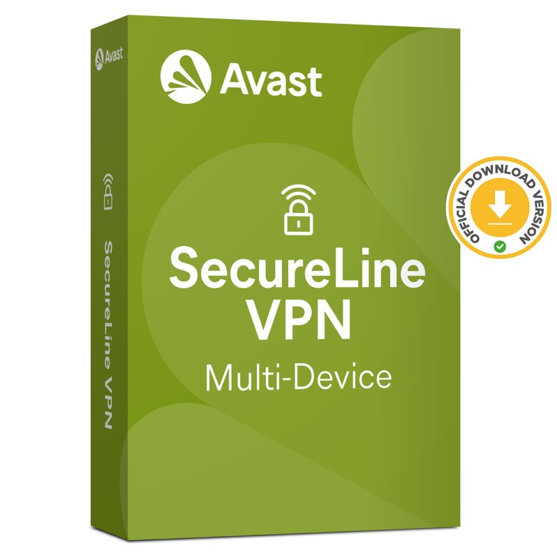 Avast SecureLine VPN 2026 | 2 Years 10 Devices | PC Mac Phone | Download