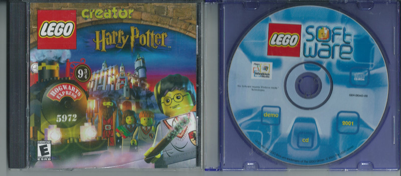 LEGO Creator Harry Potter & LEGO Soft Ware (Demo) (CD-ROM, 2001, Works Great)