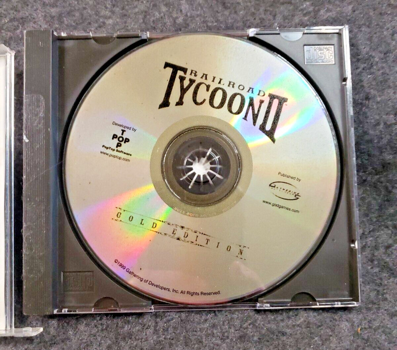 Railroad Tycoon Gold Edition PC 1999 used Disk in case only............... (SB4) gallery