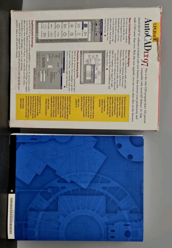 Autodesk AutoCAD LT 97 Upgrade Box Manuals & CD **UNTESTED AS-IS** gallery