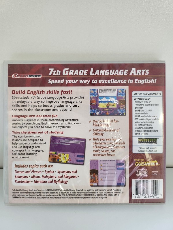 SPEEDSTUDY 7th GRADE LANGUAGE ARTS gallery
