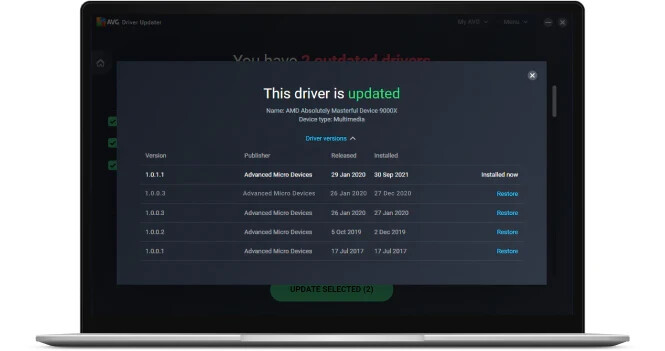 AVG Driver Updater 3 Devices 1 Year Subscription (Windows Only) Deliver by EMAIL gallery
