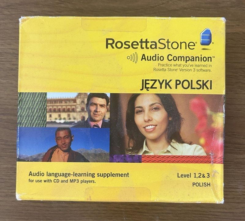 Rosetta Stone Polish Audio Companion Level 1, 2 & 3 CD Set