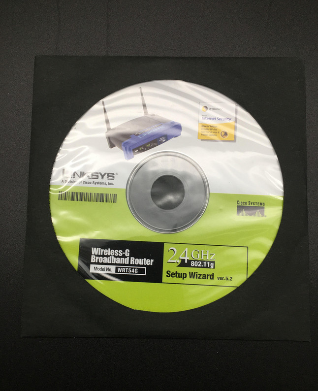 LINKSYS WIRELESS-G BROADBAND ROUTER SETUP DISC WIZARD VER 5.2