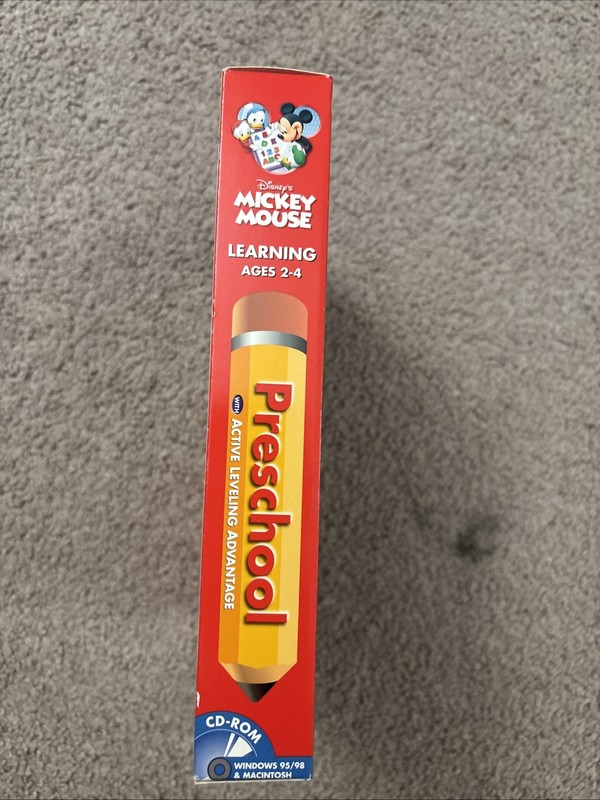 Disney Mickey Preschool Ages 2-4 PC, Mac BIG BOX Brand New Sealed gallery