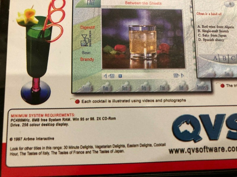 Cocktail Hour (1997) - A Multimedia Guide To 170 Recipes PC CD-ROM gallery