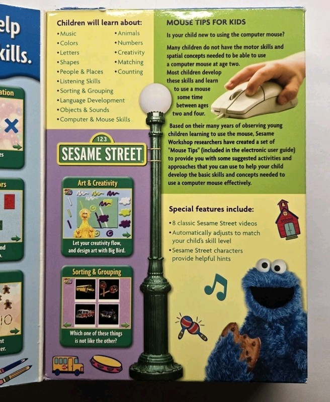 Sesame Street Learn, Play & Grow (PC/MAC, 2007, Big Box) gallery