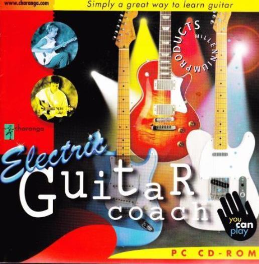 Electric Guitar Coach PC CD practice learn to play rock instrument skill lessons