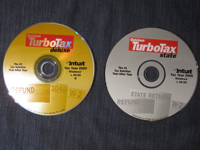 Turbotax 2000 Deluxe Federal State Tax Software Windows ONLY