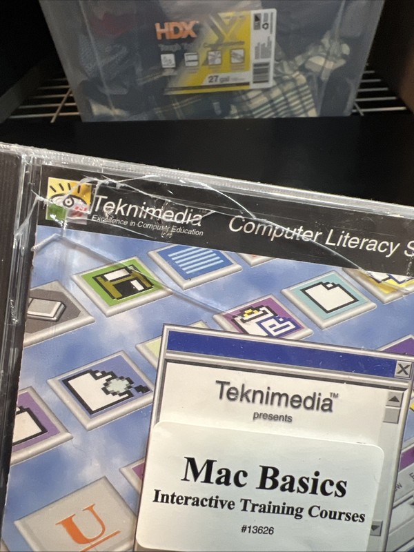 teknimedia mac basics interactive training courses cd rom sealed gallery