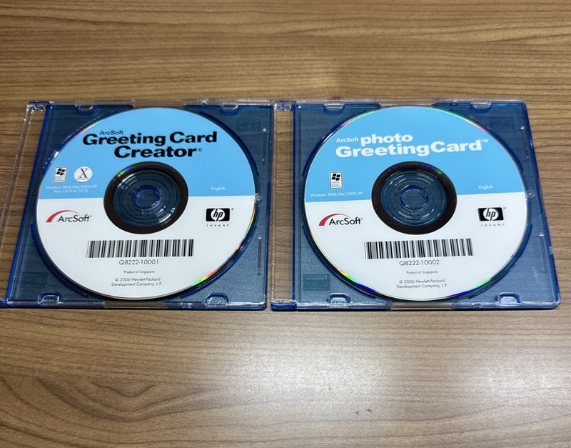 Arc Soft Photo & Greeting Card Creator – Mac & Windows – 2 CDs only