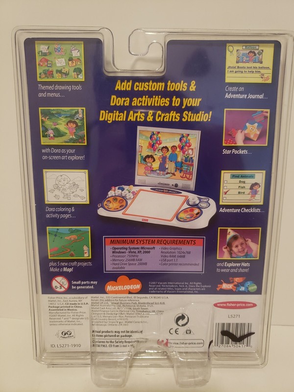 Fisher Price Digital Arts & Crafts Studio Dora The Explorer CD-ROM gallery