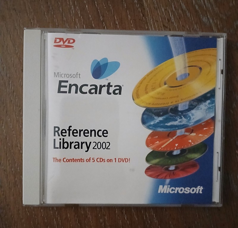 Microsoft Encarta Reference Library 2002 – DVD-ROM For PC – Pre-Owned