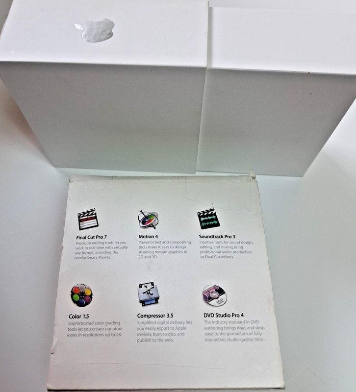 Used Apple MB643Z/A HD Audio Video Editing Final Cut Studio 3 Upgrade - Box Set gallery