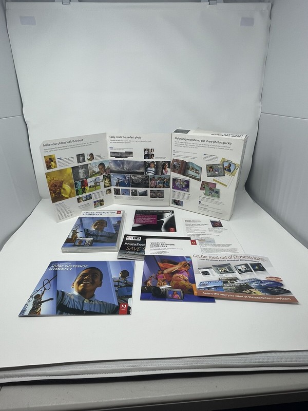 Adobe Photoshop Elements 9 & Lightroom 3 Trial (Mac/Win, 2010, 2-Disc) gallery