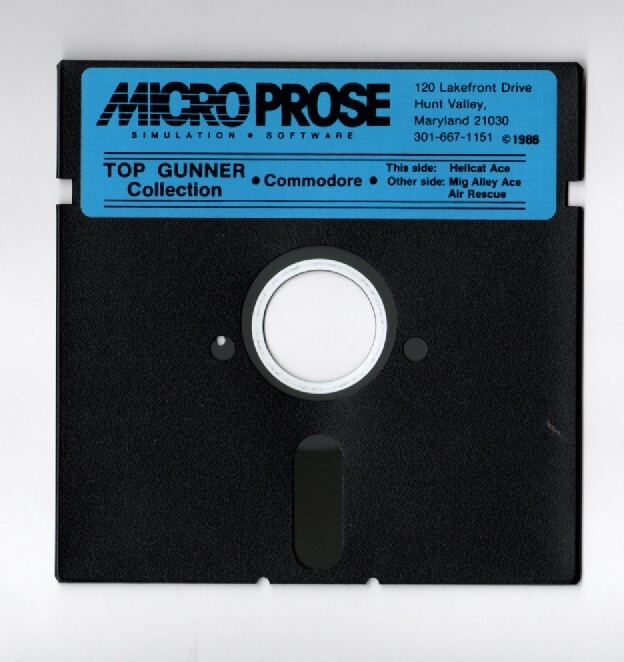 Commoddore 64 – 128 – Top Gunner Collection – 5.25 Disk – Original