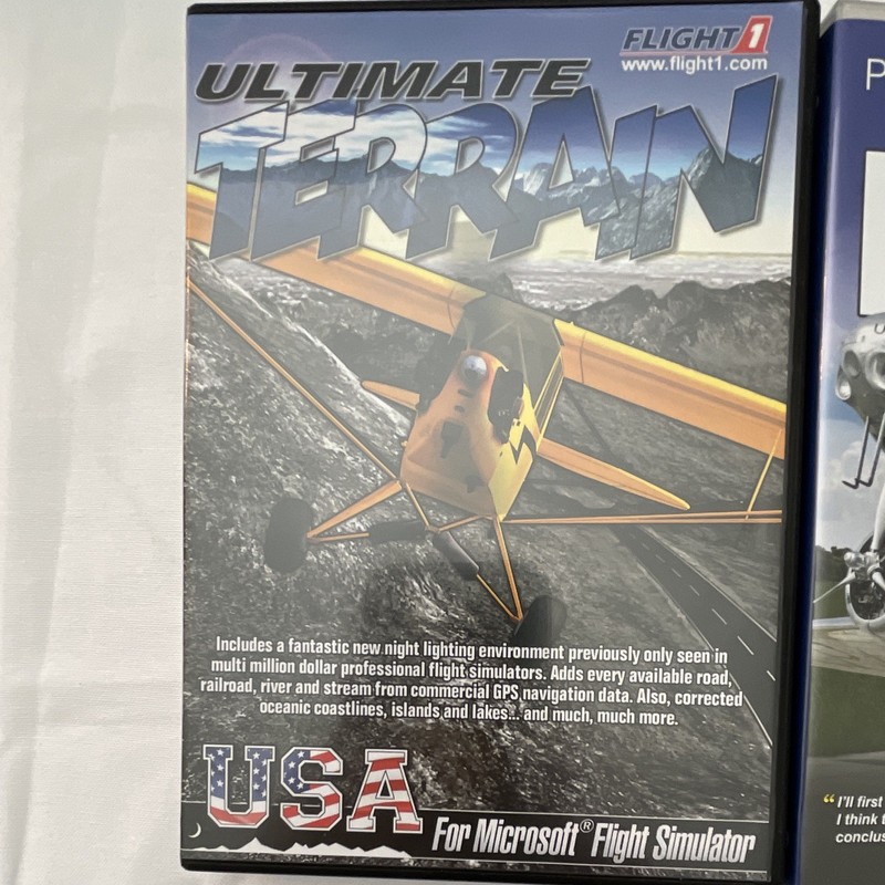 Flight 1 Flight Simulator Add-Ons Lot DC-2 & Ultimate Terrain USA CD English gallery