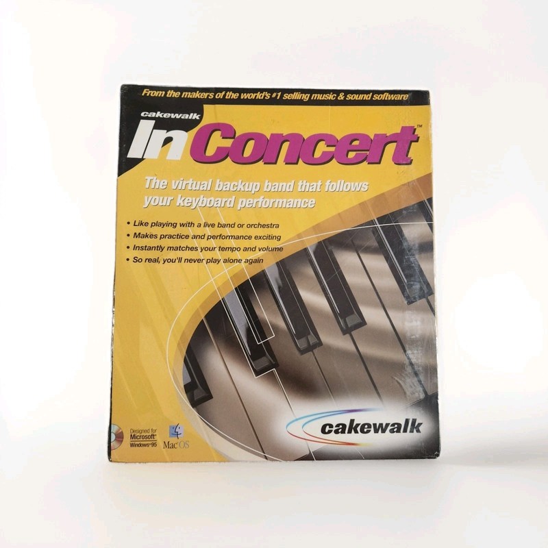 Cakewalk In Concert Virtual Keyboard Brand New Still Sealed Rare Free Postage